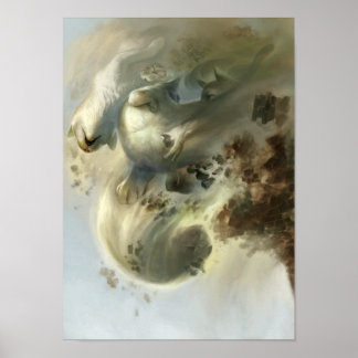 Póster Durma para baixo