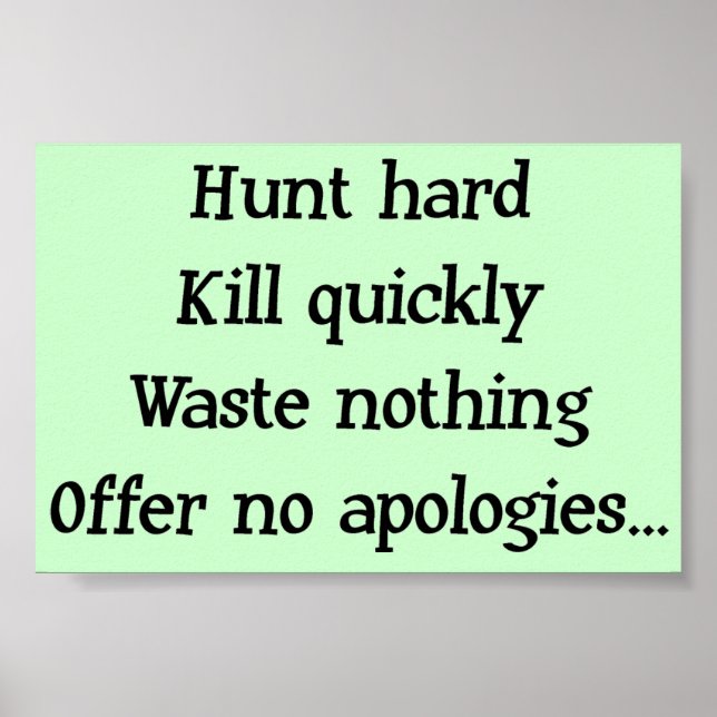 Póster Duro (Frente)