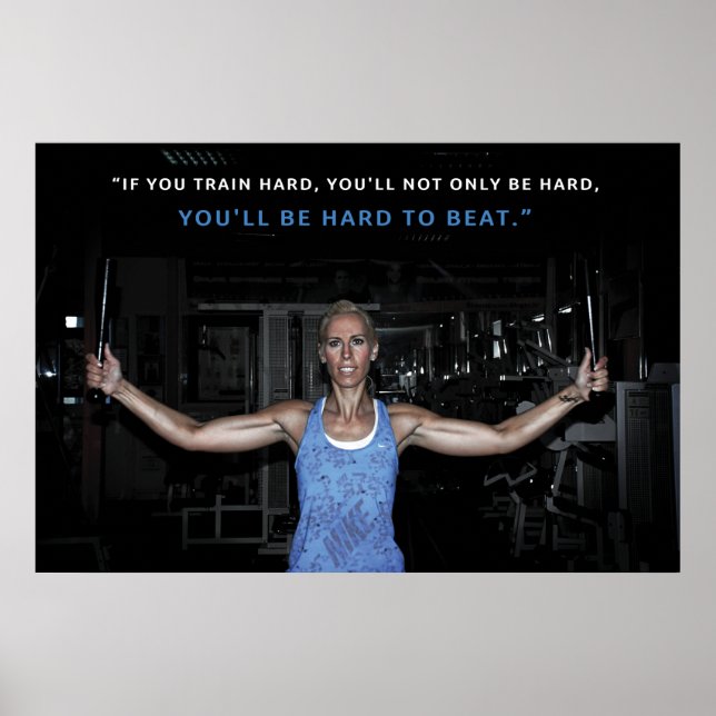 Póster Duro a bater (Frente)