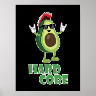 Poster Duro Core Avocado Funny