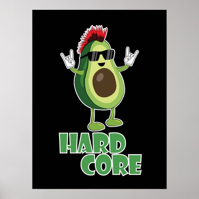 Poster Duro Core Avocado Funny (Frente)
