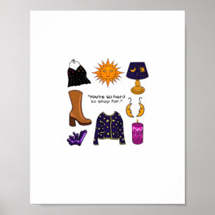 Poster Duro De Comprar Por Whimsigoth Aesético