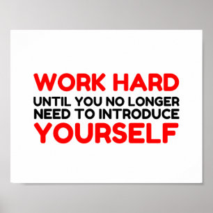 POSTER DURO DE TRABALHO APRESENTE-SE