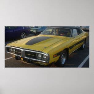 Póster duro do Carregador de Pó 1974 Vinil Top