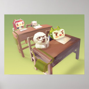 Poster Duro do estudo