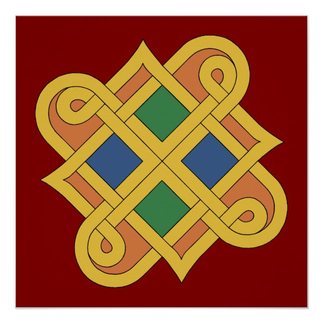 Póster Durrow Knotwork 2016 (Frente)