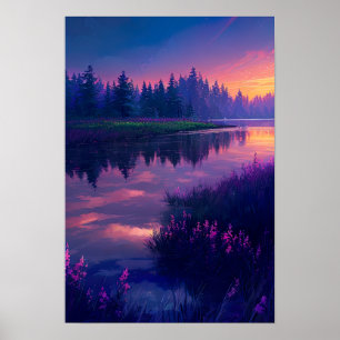 Poster Dusky River Charm