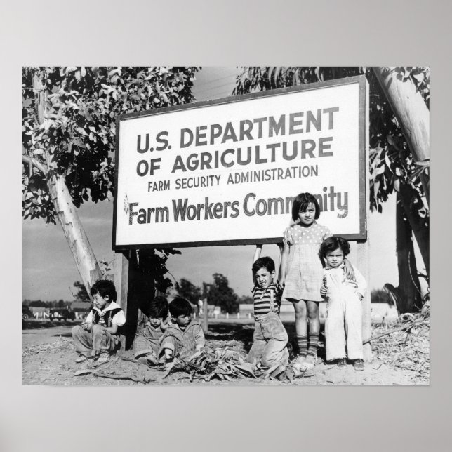 Póster Dust Bowl Children (Frente)