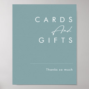 Poster Dusty Boho   Placas e Presentes Azuis