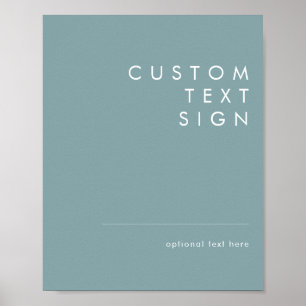 Poster Dusty Boho   Placas Personalizadas de Cartões e Pr