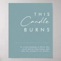 Dusty Boho | Sinal de Velas Azuis Ardem