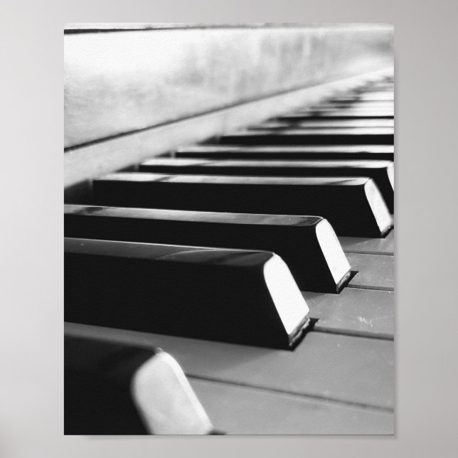 Poster Dusty Piano Keys (Frente)