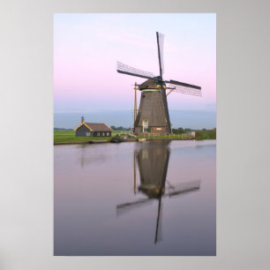 Poster Dutch Windmill Print