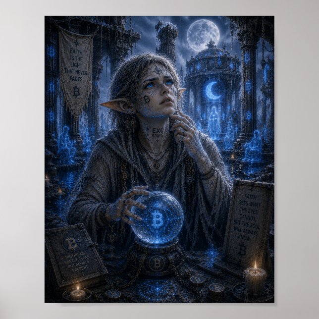 Poster Dúvidas / Oráculo / Templo da Lua (Frente)