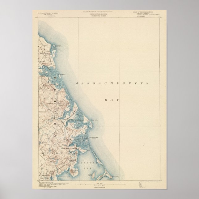 Póster Duxbury, Massachusetts (Frente)