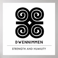 Dwennimmen | Símbolo de Humildade Adinkra