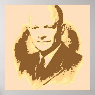 Póster Dwight D Eisenhower