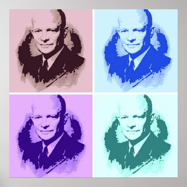 Poster Dwight D Eisenhower (Frente)