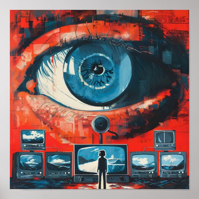 Poster Dystopian Watchful Eye (Frente)
