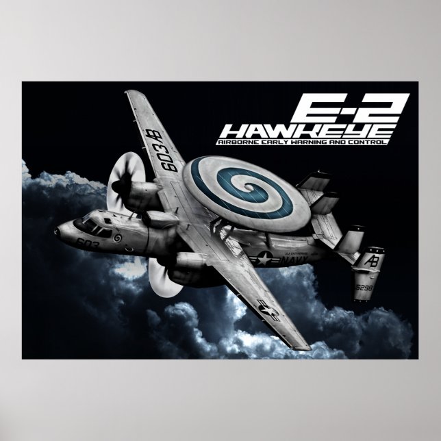Poster E-2 Hawkeye (Frente)