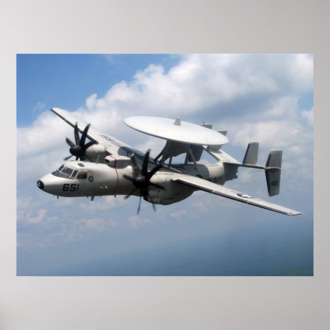 Póster E-2C Hawkeye (Frente)