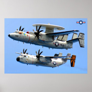 Poster E-2D Advanced Hawkeye e C-2 Greyhound