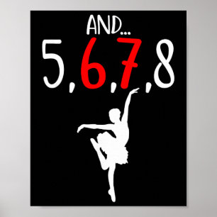 Poster E 5 6 7 8 Coreógrafo Professor de Dança Byllet Sei