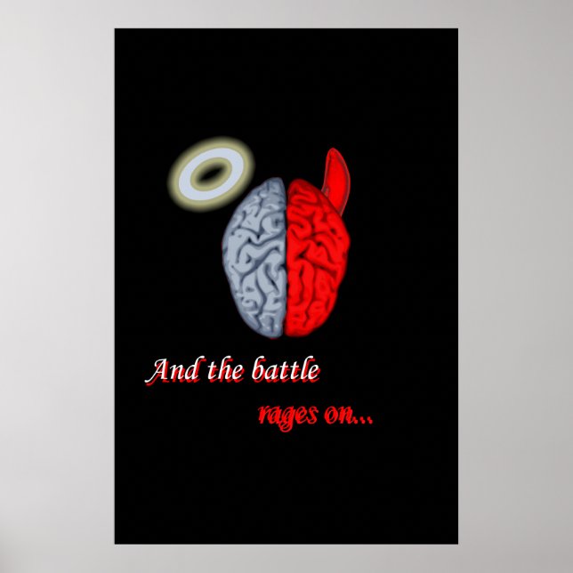 Póster E a batalha continua (bom vs Mau) (Frente)