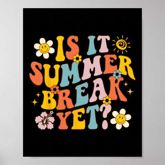 Poster É A Break De Verão Ainda No Dia Passado De Profess (Frente)