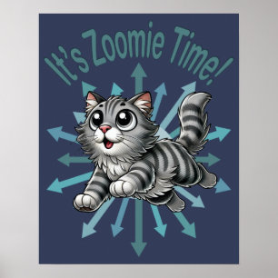 Poster É a Cinza de Zoomie por Gato