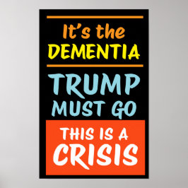 Poster É A DEMÊNCIA | BO | Protesto