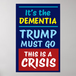 Poster É A DEMÊNCIA | POR | Protesto