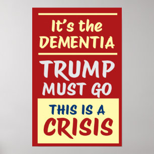 Poster É A DEMÊNCIA RY Protesto