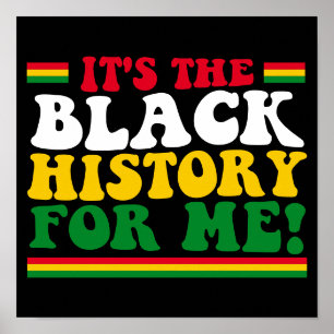 Poster É a história negra para mim