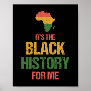 Poster É A História Negra Para Mim - História Negra