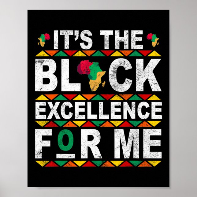 Poster É a História Negra Para Mim Mês da História Melani (Frente)