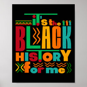 Poster É a História Negra Para Mim Mês da História Negra