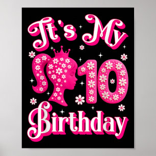Poster É A Minha Boneca De 10 Anos, Bday G