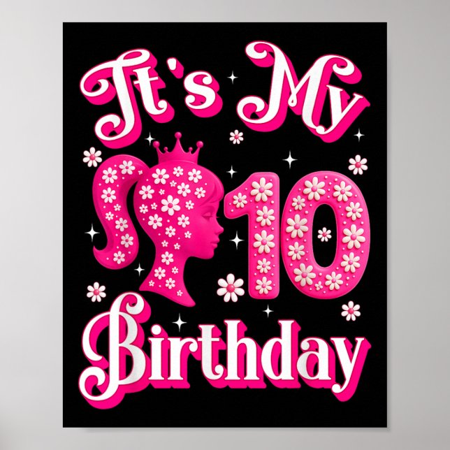 Poster É A Minha Boneca De 10 Anos, Bday G (Frente)