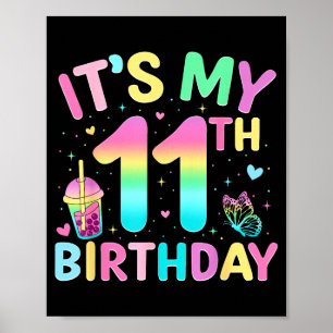 Poster É a minha festa de 11 anos de idade 11 anos de ida