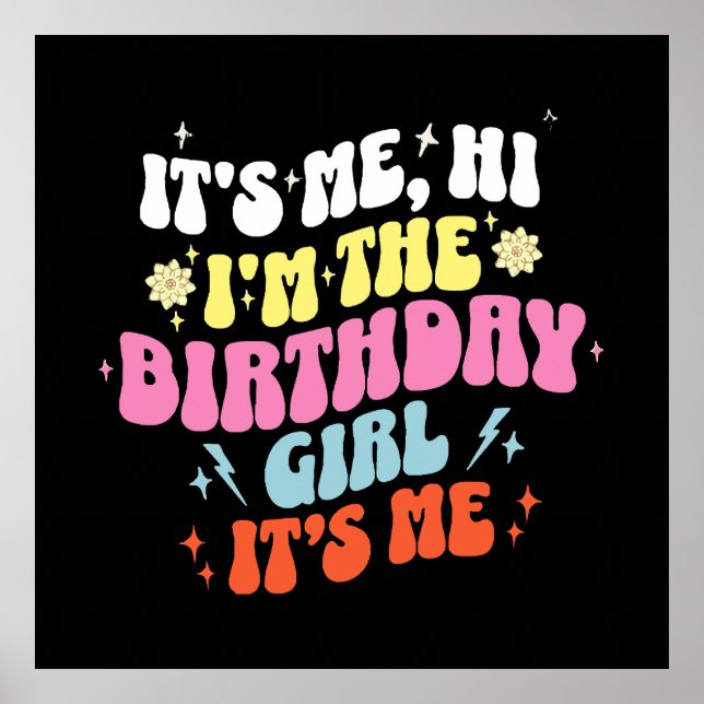 Poster É a Minha Festa de Aniversário Garotas (Frente)