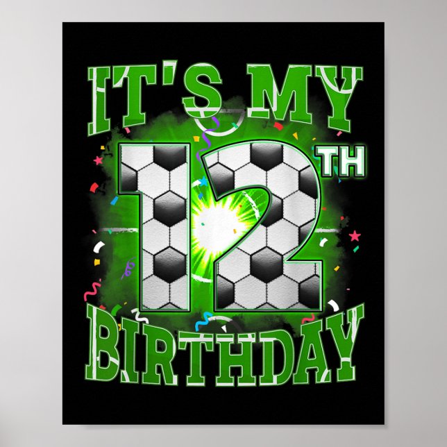 Poster É A Minha Parte De Aniversário De 12 (Frente)