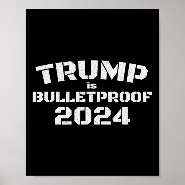 Poster É à prova de bala 2024! Lute! Lute! Eleição (Frente)