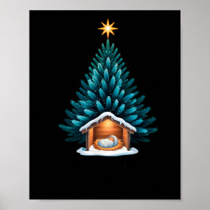 Poster É A Razão Bebê Jesus Manjedoura Natal Natal