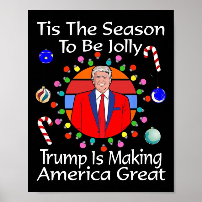Poster É a Temporada do Trump (Frente)