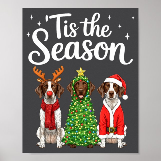 Poster É a Temporada German Shorthaired Inter Natal  (Frente)