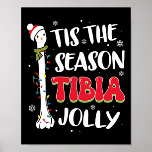 Poster É a Temporada Tíbia Osso Jolly Ortopédico Natal