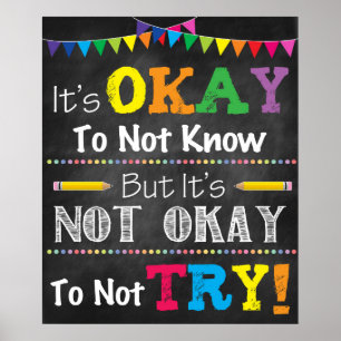 Poster É APROVADO NÃO SABER MAS não é ESTÁ BEM NÃO 