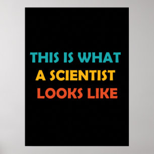Poster É assim que um Cientista se parece