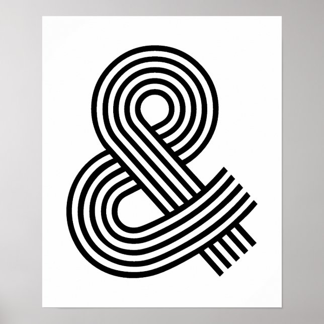 Poster & E Assinar Atalho do Ícone do Símbolo de Logogram (Frente)